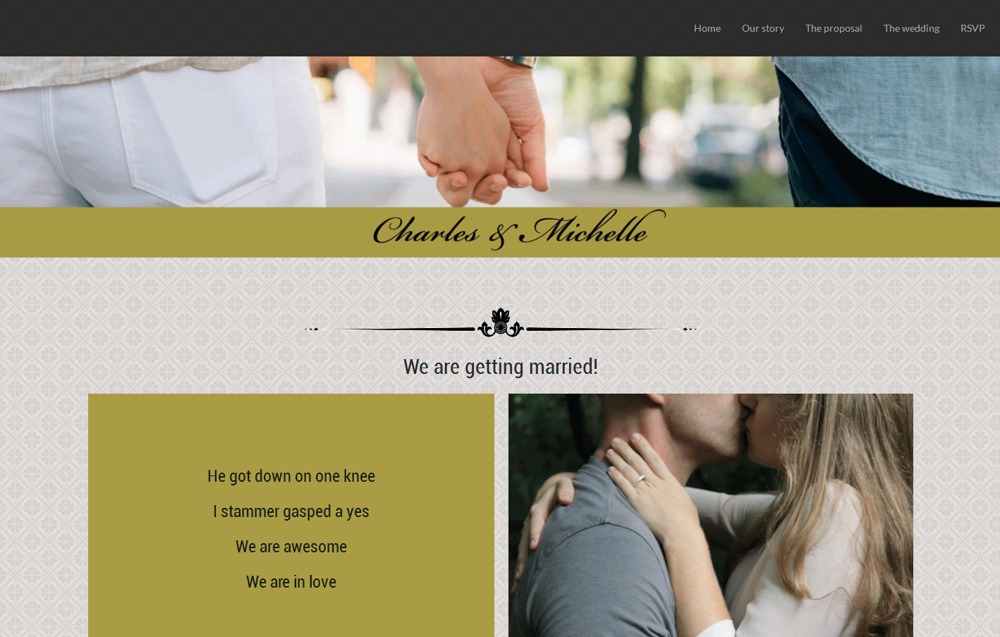 Marriage demo website