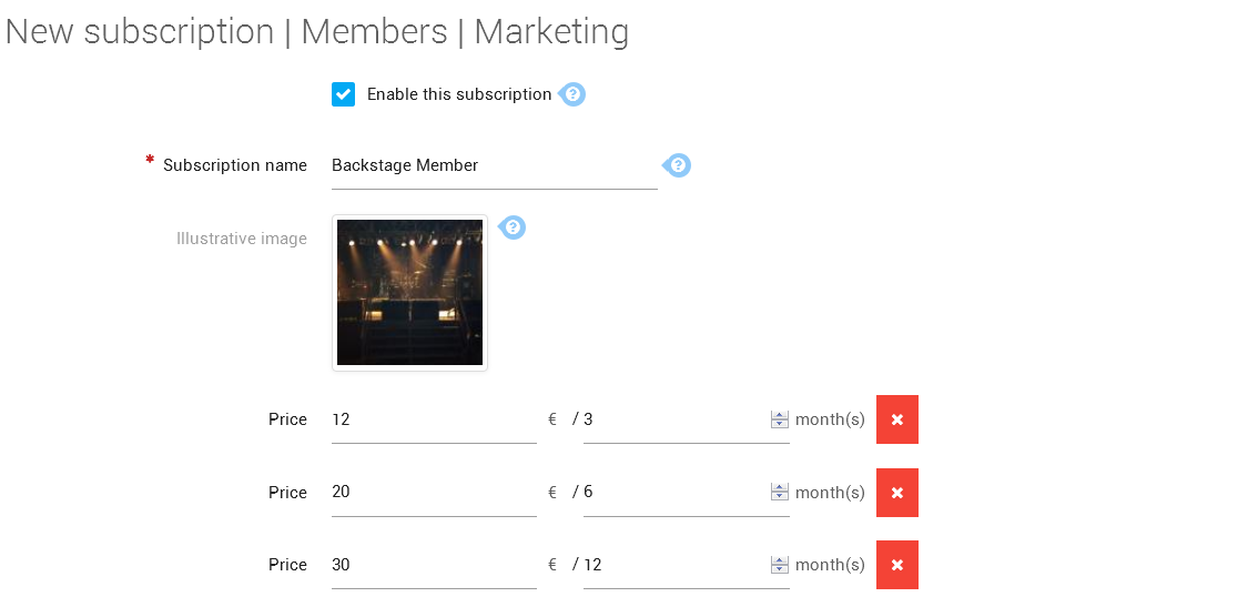 Blog paying member