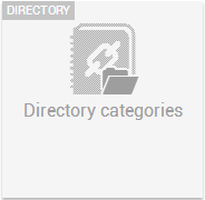 Directory categories