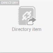 Directory item widget