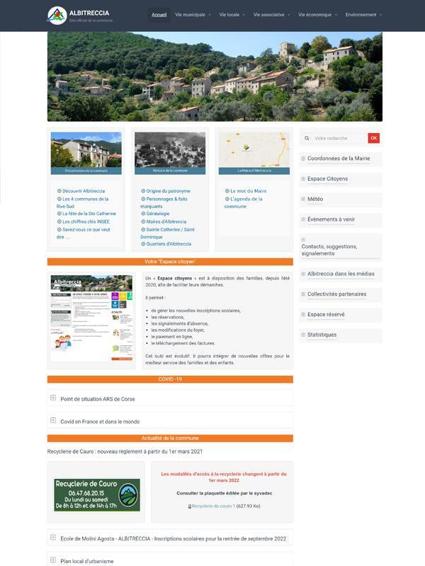Village website