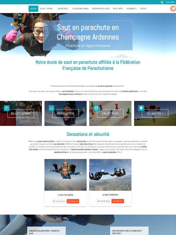 Skydiving website