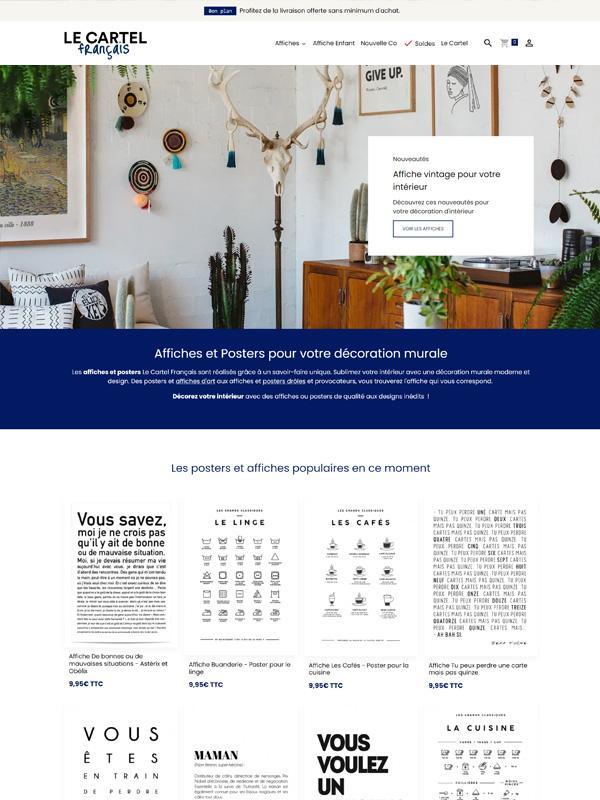 Online poster shop
