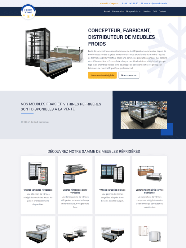 Eurovitrine brochure website