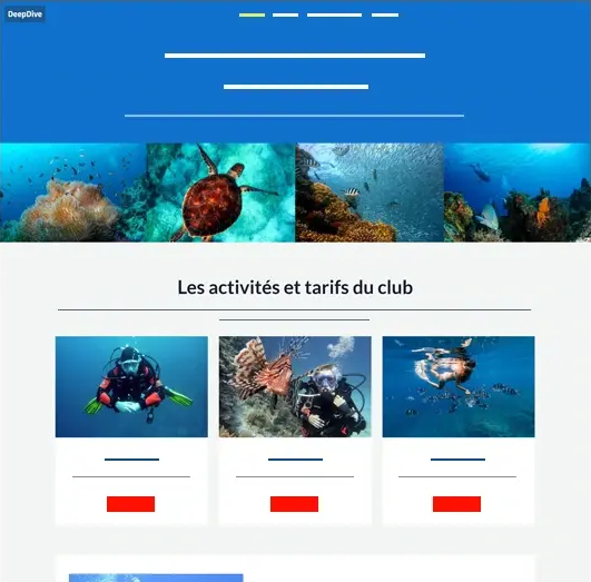 Association website example