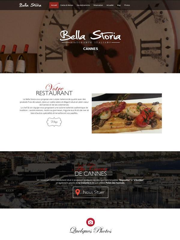 Italian restaurant website