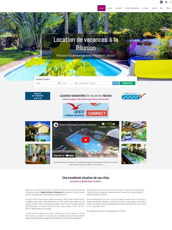Holiday rental website