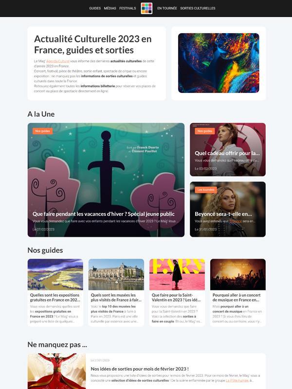Cultural news blog
