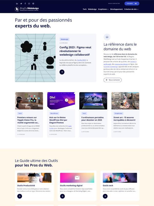 Web design magazine