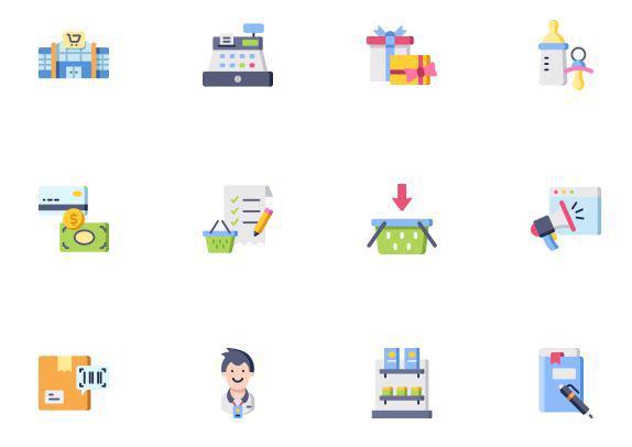 Flat icon pack