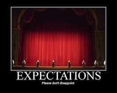 Expect your visitors to arrive with expectations Expect your visitors to arrive with expectations