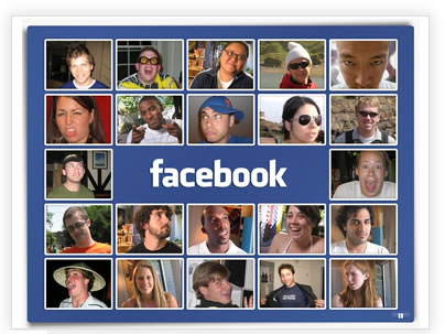 Make a website, add a Facebook gadget