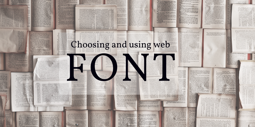 Make a unique website with web fonts