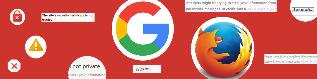 Google and Firefox marking websites unsafe