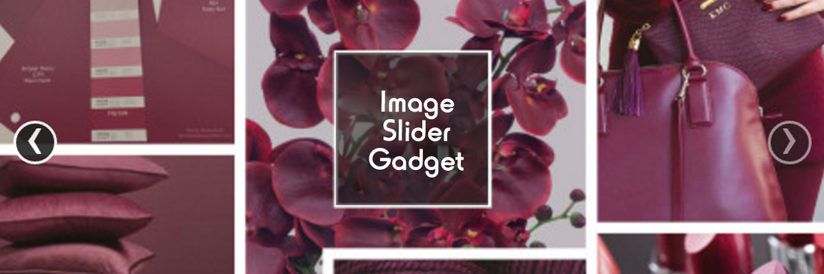 Image slider gadget