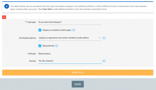 Sample reg form